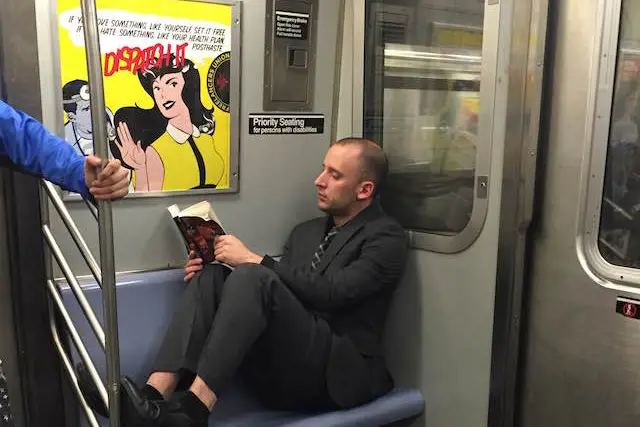 There was plenty of room to stretch out on the subway this year.